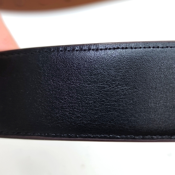 PERRY ELLIS REVERSIBLE BLACK & LIGHT BROWN BELT - Picture 6 of 6
